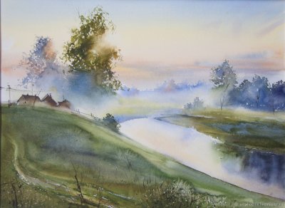 Художник Галина Ставицкая акварели картины