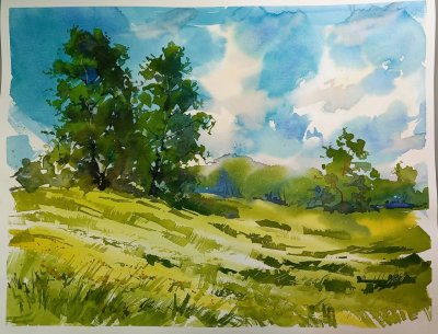 Пейзаж рисунок