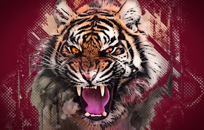 Тигр обои