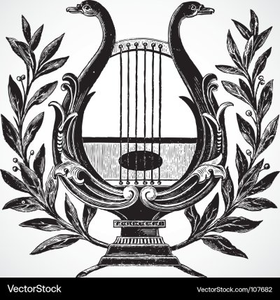 Символы древней Греции арфа