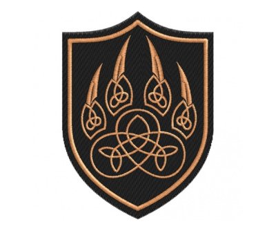 Шеврон лапа медведя Велес
