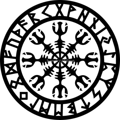 Скандинавский символ Агисхьяльм