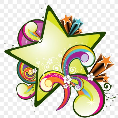 Звезды цветные