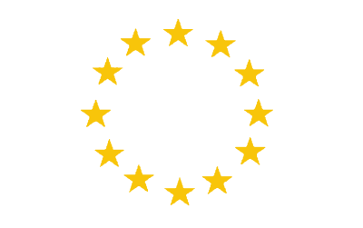 Звезды Евросоюза на прозрачном фоне