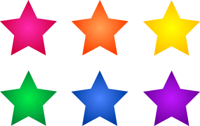 Цветные звездочки
