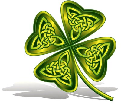 Славянский оберег Клевер-четырехлистник