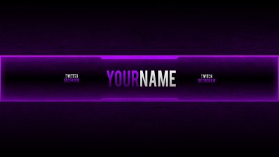 Фиолетовая шапка для Твича