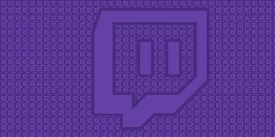 Фиолетовый баннер для Твича