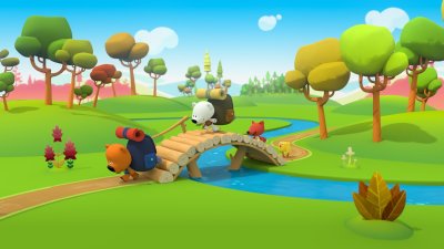 Мимимишки на полянке