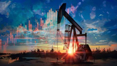 Нефтяная вышка арт