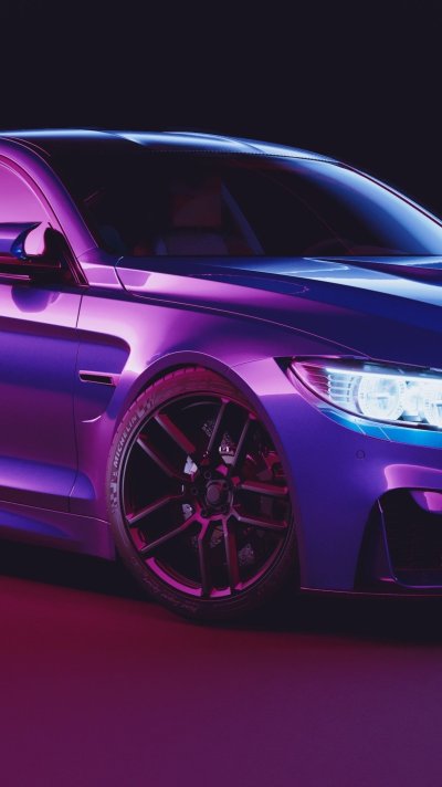 BMW m4 Purple