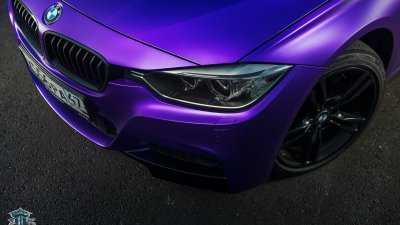 BMW m5 Competition фиолетовая хром