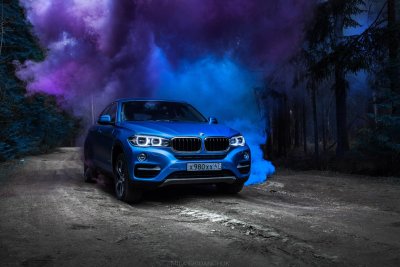 БМВ х6м фиолетовый