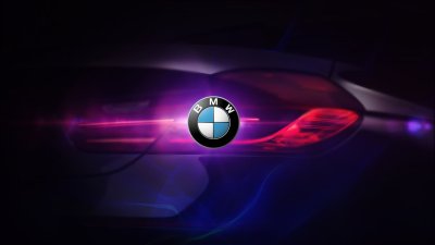 BMW logo 4k