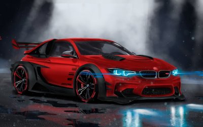 BMW m4 спорткар