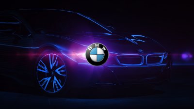 BMW logo 4k