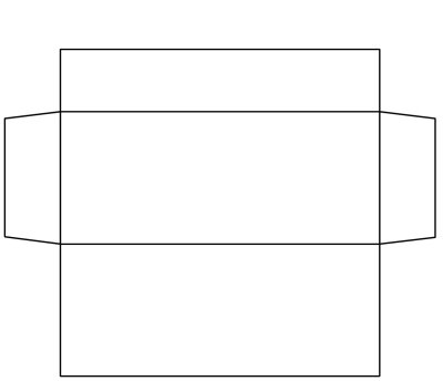 Развертка конверта