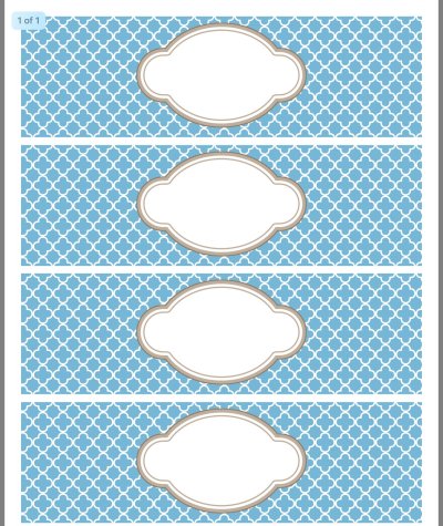 Макет этикетки на шоколад