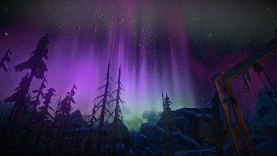 The long Dark Северное сияние