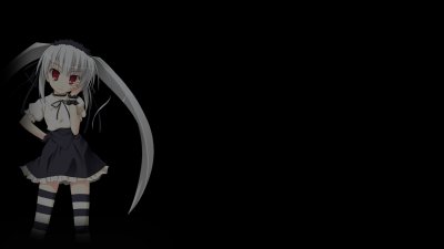 Аниме на черном фоне