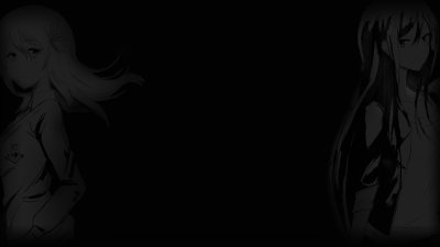 Аниме картинки на черном фоне