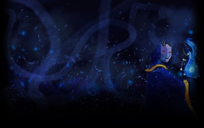 Синий фон профиля стим