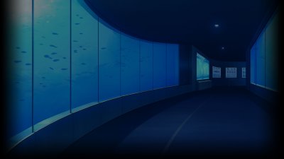 Голубой фон аниме