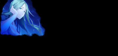 Голубой фон аниме