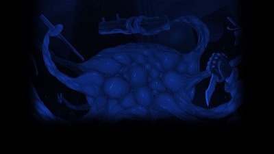 Синий Дрейн фон