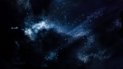 Синий фон космос