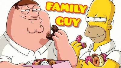 Гомер ест пончик