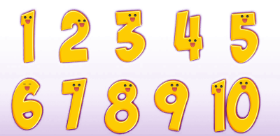 Цветные цифры