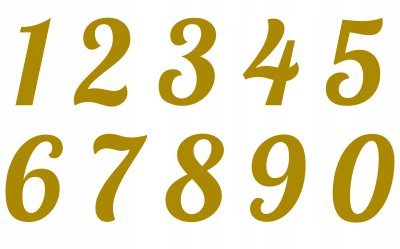 Печать номерков на столы