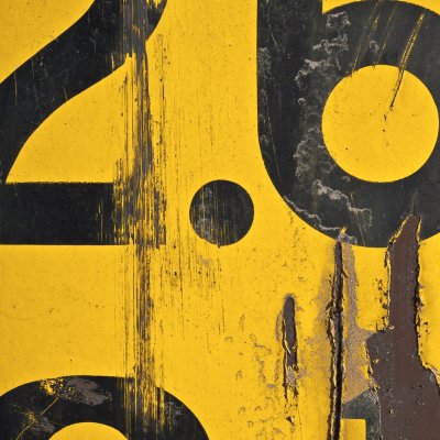 Постер желтый