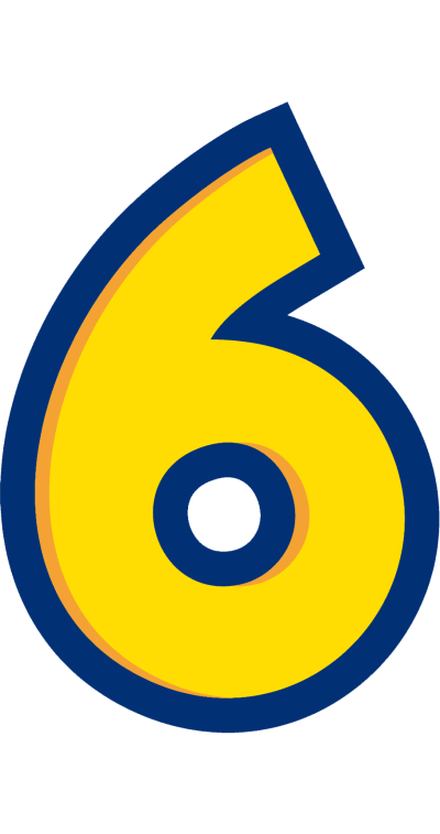 Красивая цифра 6