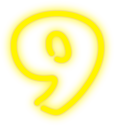 Цифры желтые