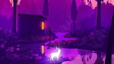 Неоновый пейзаж