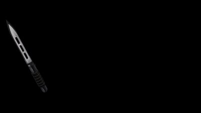 Кинжал на черном фоне