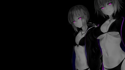 Аниме черное