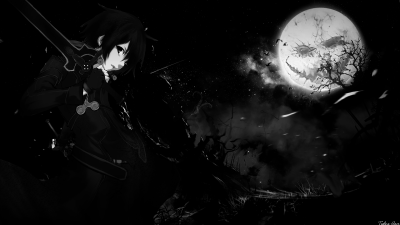 Аниме черное