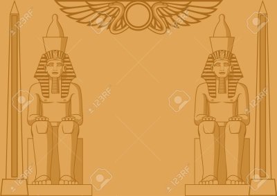 Рамка в стиле древнего Египта