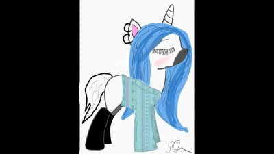 Манекен пони для рисования в ibis Paint x из пони креатора