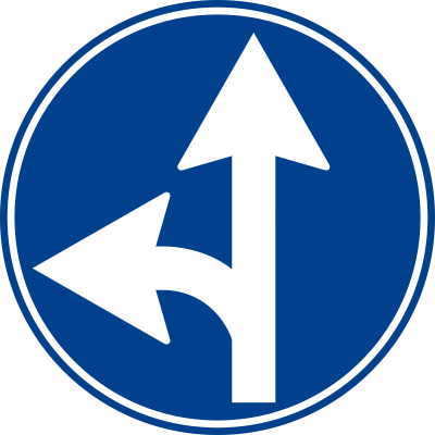 Дорожный знак стрелка