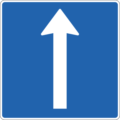 Знак направление движения