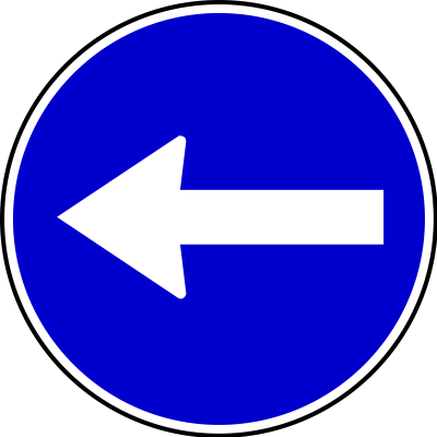 Дорожные знаки стрелки