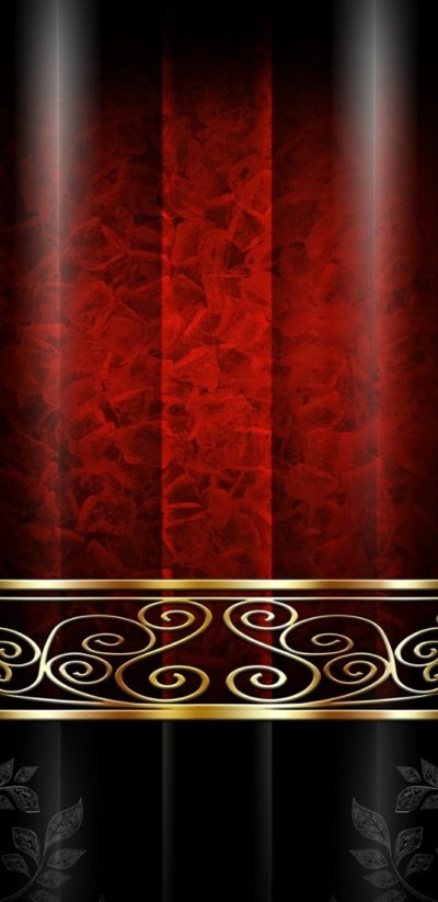 Черный с золотом