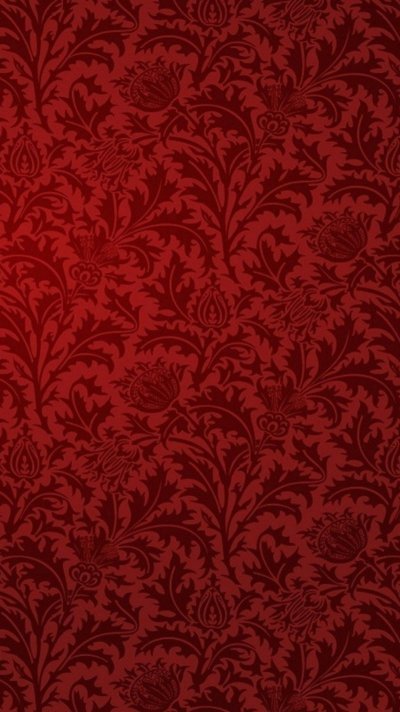 Бордовые обои с золотым рисунком на телефон