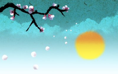 Японский фон для презентации