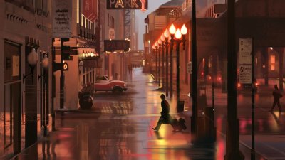 Вечерняя улица