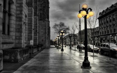 Фонарь на улице